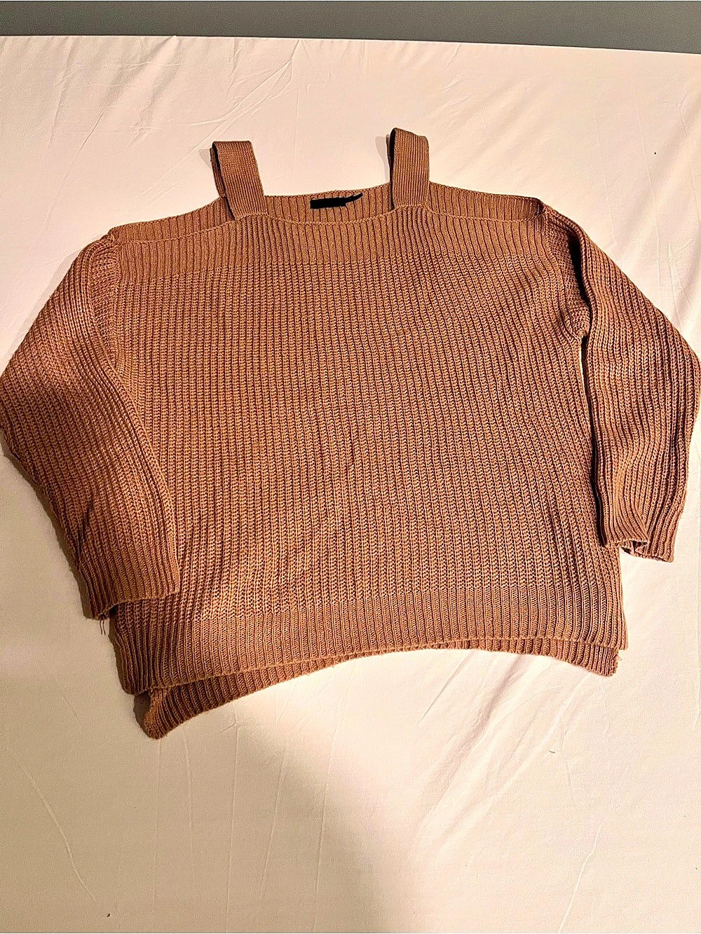 Blu Pepper Knit Shoulder Strap Sweater Size Large